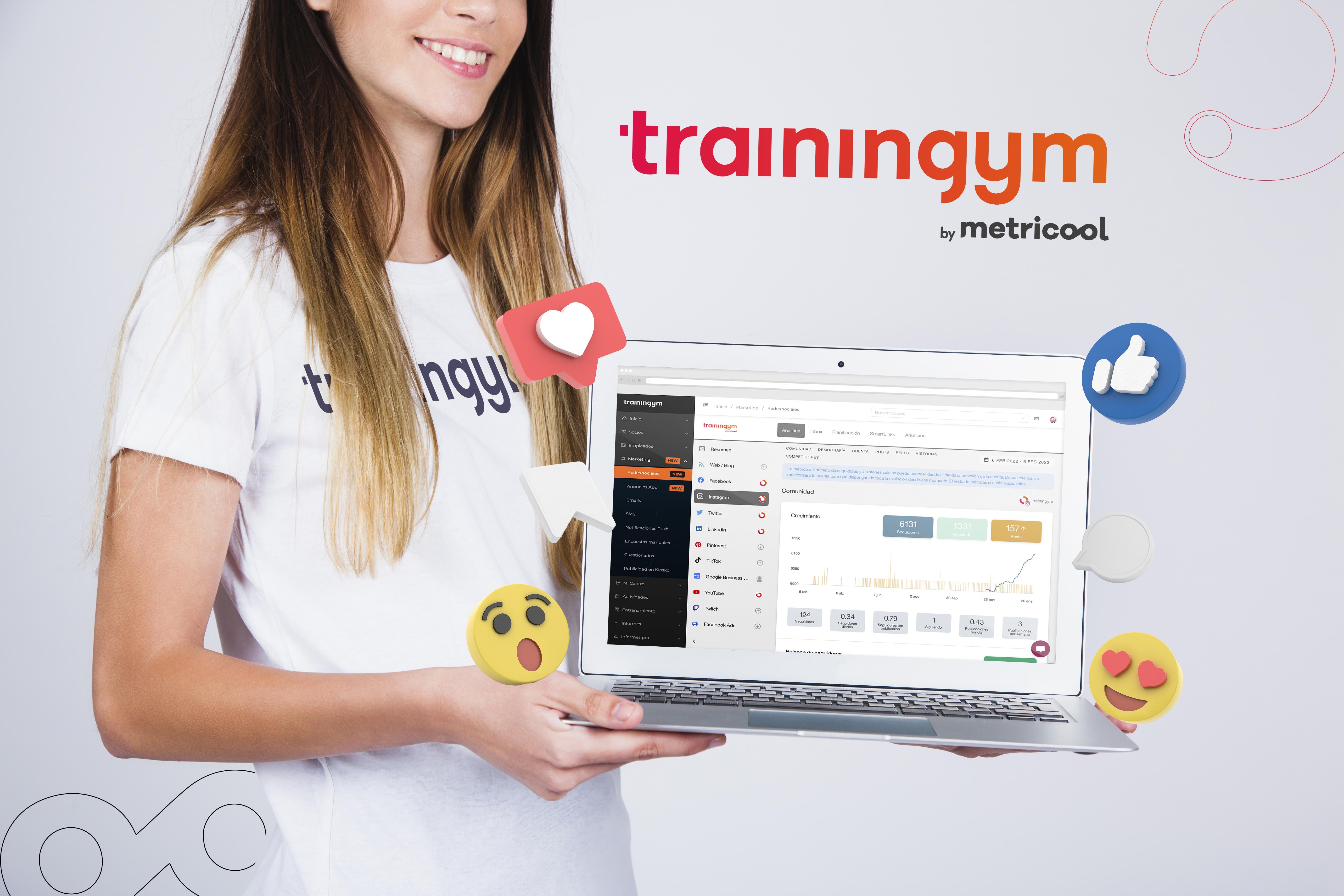 Trainingym now includes Metricool in all licenses