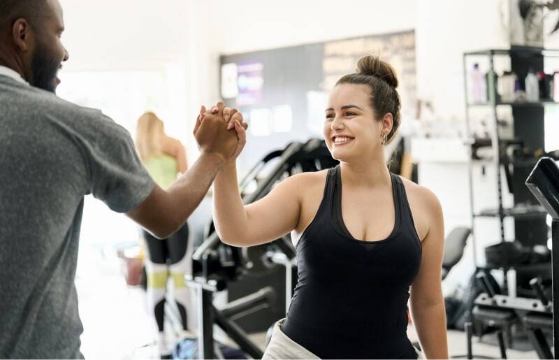 encuesta de servicio de un gimnasio