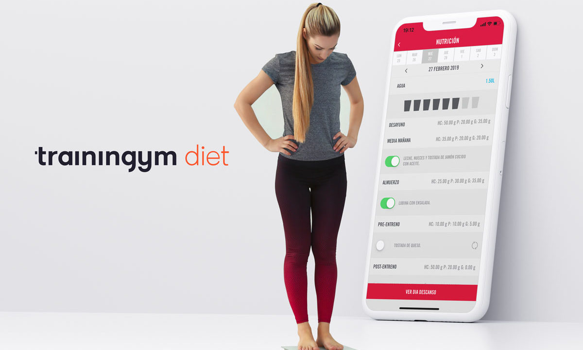 La app Trainingym crece con el servicio de nutricionista virtual.